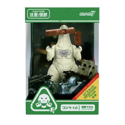 TOHO ReAction Action Figure - Godzilla Train Biter Minus One (Glow In The Dark)