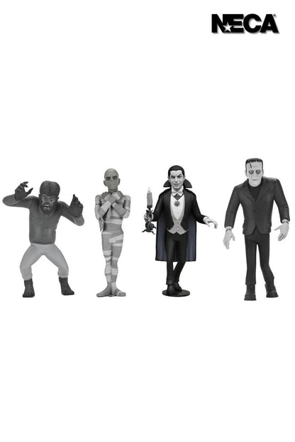 Universal Monsters (Silver Screen) Toony Terrors 6 Inch Scale Action Figure - Set of 4