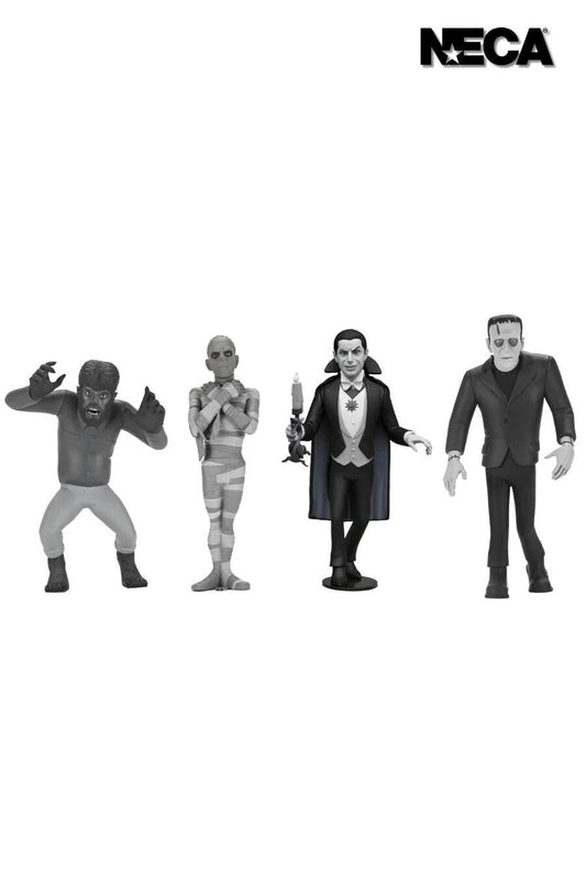 Universal Monsters (Silver Screen) Toony Terrors 6 Inch Scale Action Figure - Set of 4