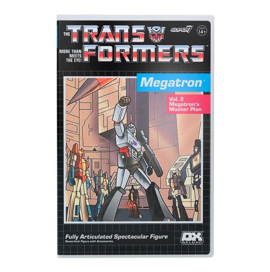 Transformers Deluxe ReAction Action Figure - Megatron with VHS Style Packaging