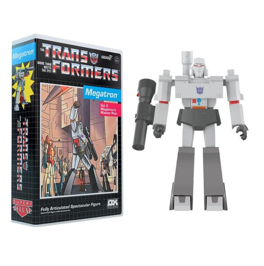 Transformers Deluxe ReAction Action Figure - Megatron with VHS Style Packaging