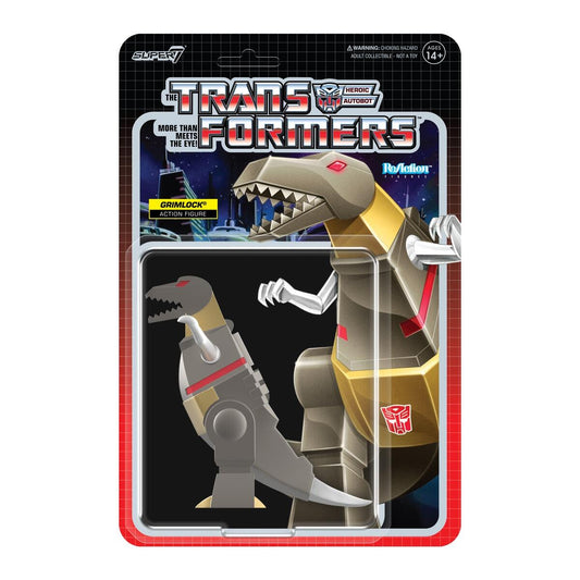 Transformers ReAction Action Figure Wave 8 - Grimlock (Metallic Version)