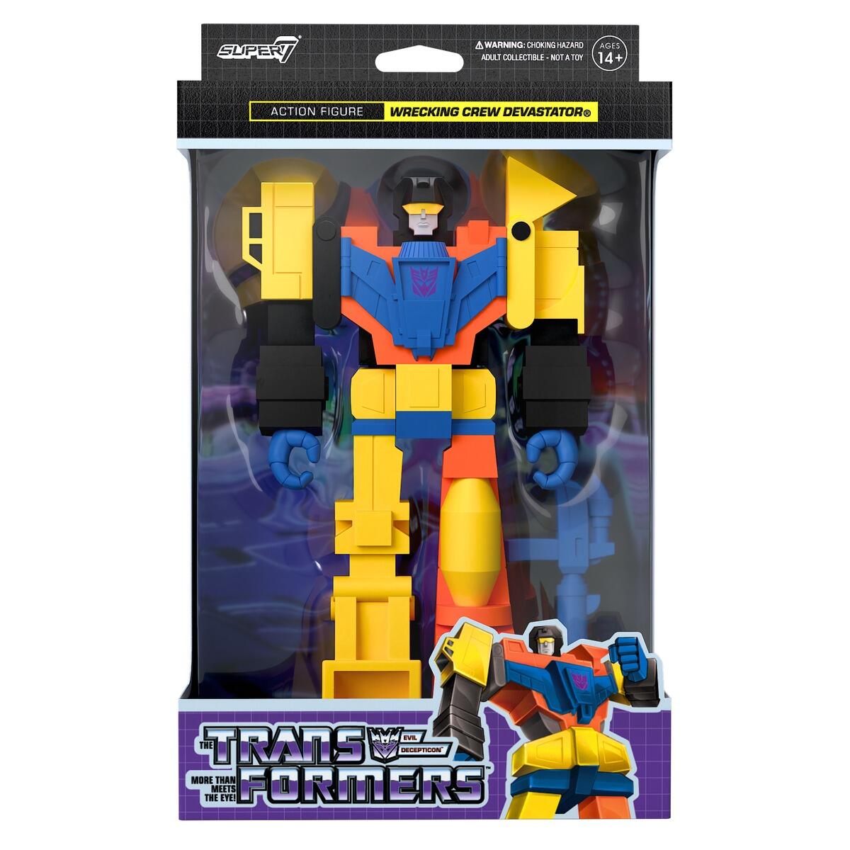 Transformers 6 ReAction Sction figure- Wrecking Crew Devastator