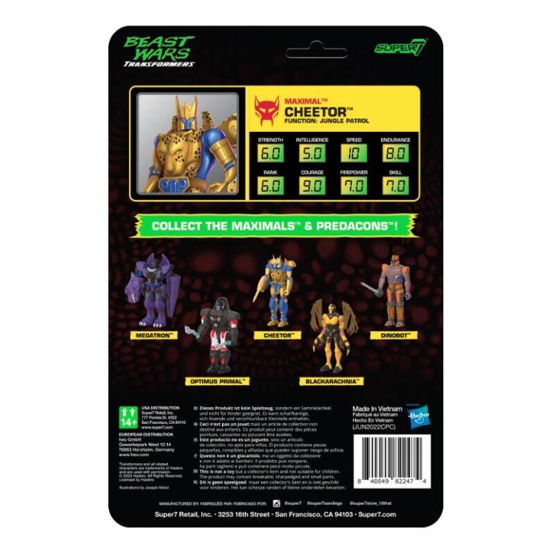 Transformers ReAction Action Figure Wave 7 - Beast Wars Cheetor