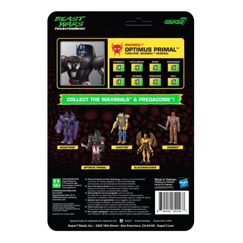 Transformers ReAction Action Figure Wave 7 - Beast Wars Optimus Primal