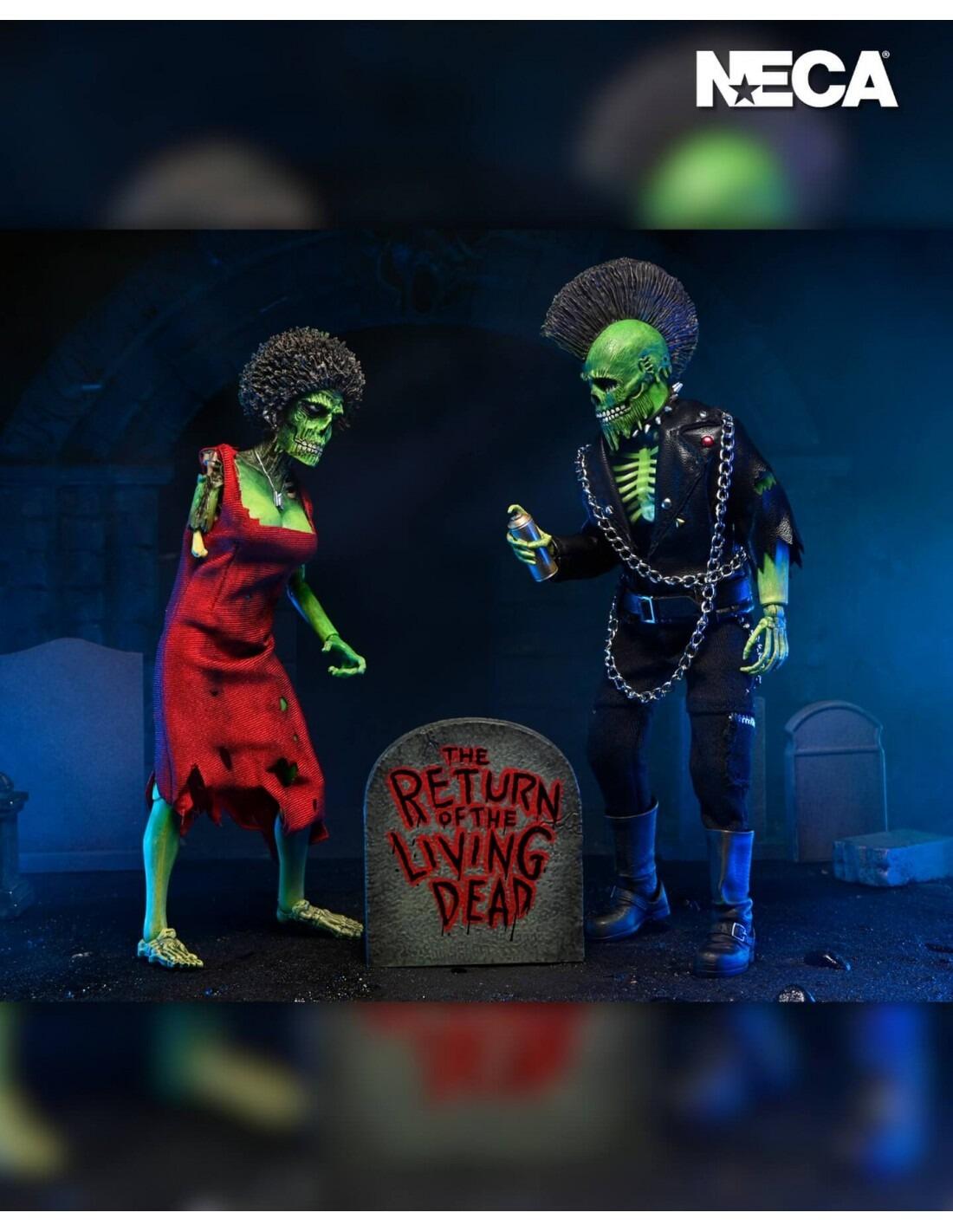Return of The Living Dead Ultimate 8 Inch Action Figure 2-Pack - Trash and Suicide (Clothed)