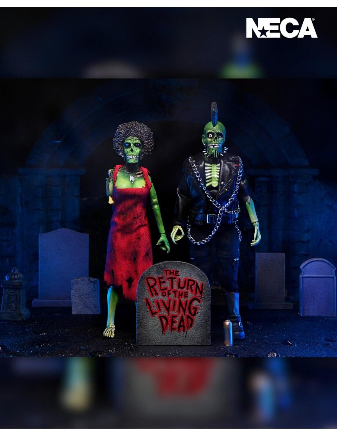 Return of The Living Dead Ultimate 8 Inch Action Figure 2-Pack - Trash and Suicide (Clothed)