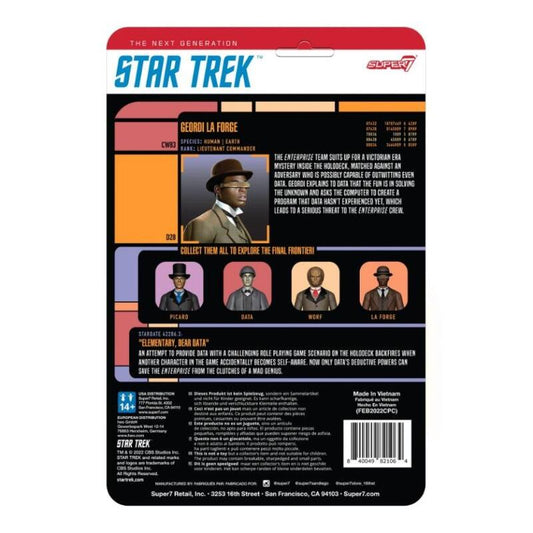 Star Trek: The Next Generation ReAction Action Figure Wave 3 - Elementary Geordi La Forge