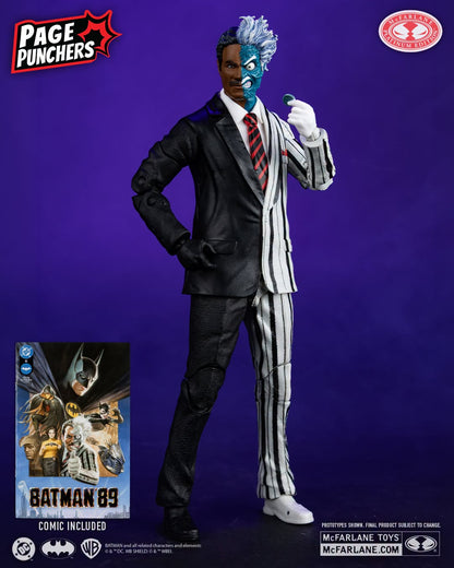 DC Direct 7 Inch Action Figure Page Punchers Wave 13 - Two-Face (1989 Comic) (Red Platinum)
