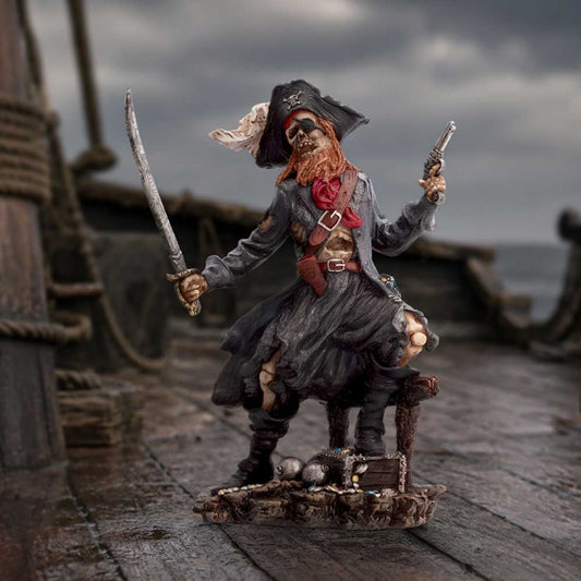 *PRE-ORDER* Nemesis Now Skeletal Pirate 8 Inch Resin Collectible Figurine - Phantom Pirate King