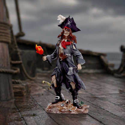 *PRE-ORDER* Nemesis Now Skeletal Pirate 10 Inch Resin Collectible Figurine - Cursed Captain