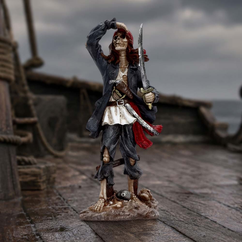 *PRE-ORDER* Nemesis Now Skeletal Pirate 9 Inch Resin Collectible Figurine - Forsaken Sailor