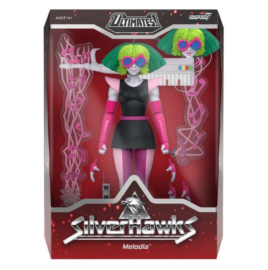 Silverhawks Super7 Ultimates! Action Figure Wave 7 - Melodia Toon Version