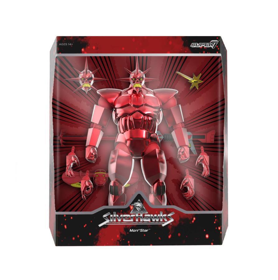 Silverhawks Super7 Ultimates! Action Figure - Mon*Star (Metalic Vac Metal)