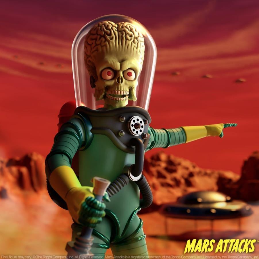Mars Attacks フィギュア 8点セット まとめ売り PRE-ORDER Mars Attacks ReAction Ultimates! Action Figure Wave 1