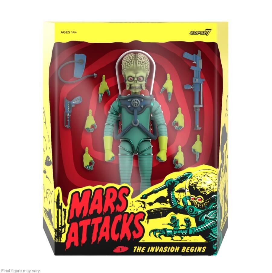 *PRE-ORDER Mars Attacks ReAction Ultimates! Action Figure Wave 1 - Martian (Invasion Begins