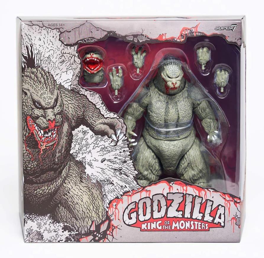 TOHO Super7 Ultimates! Action Figure - Greyscale Godzilla (Comic)