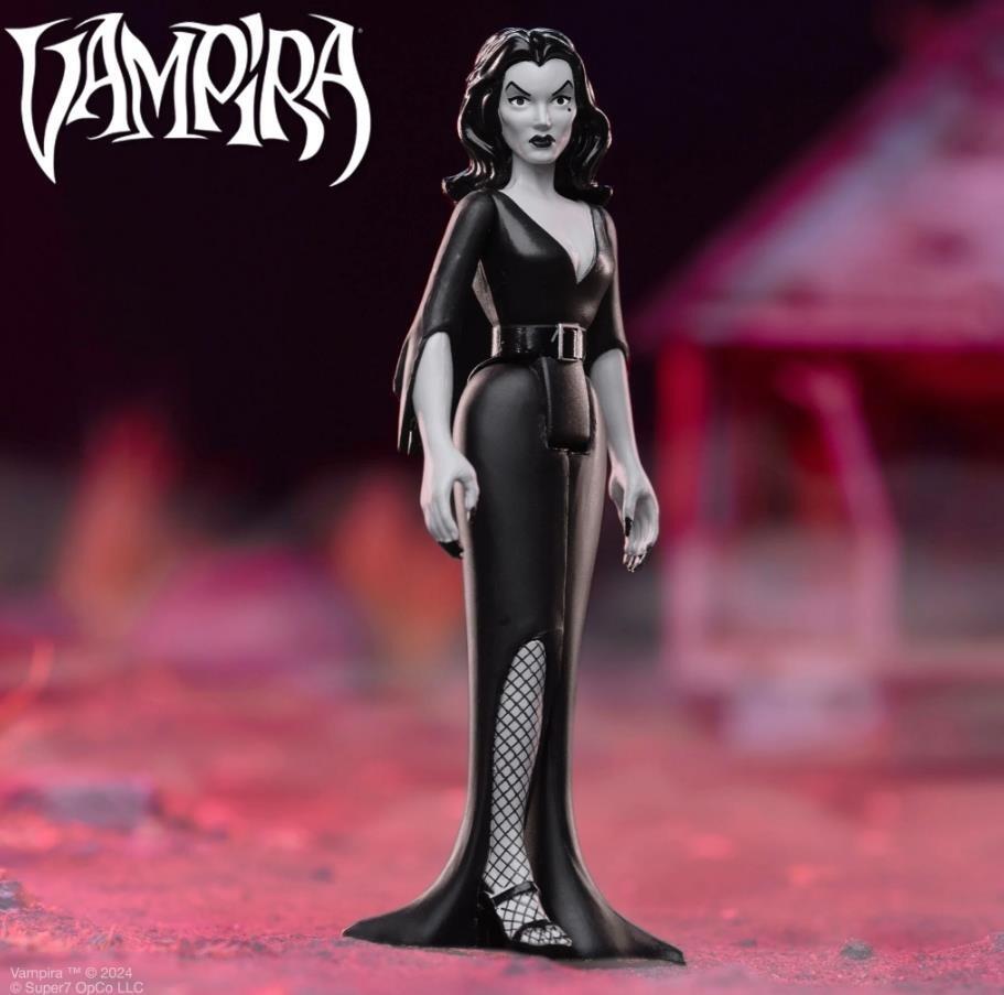 Vampira ReAction Action Figure -Plan 9 From Outer Space