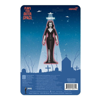 Vampira ReAction Action Figure -Plan 9 From Outer Space