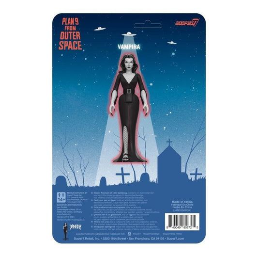 Vampira ReAction Action Figure -Plan 9 From Outer Space