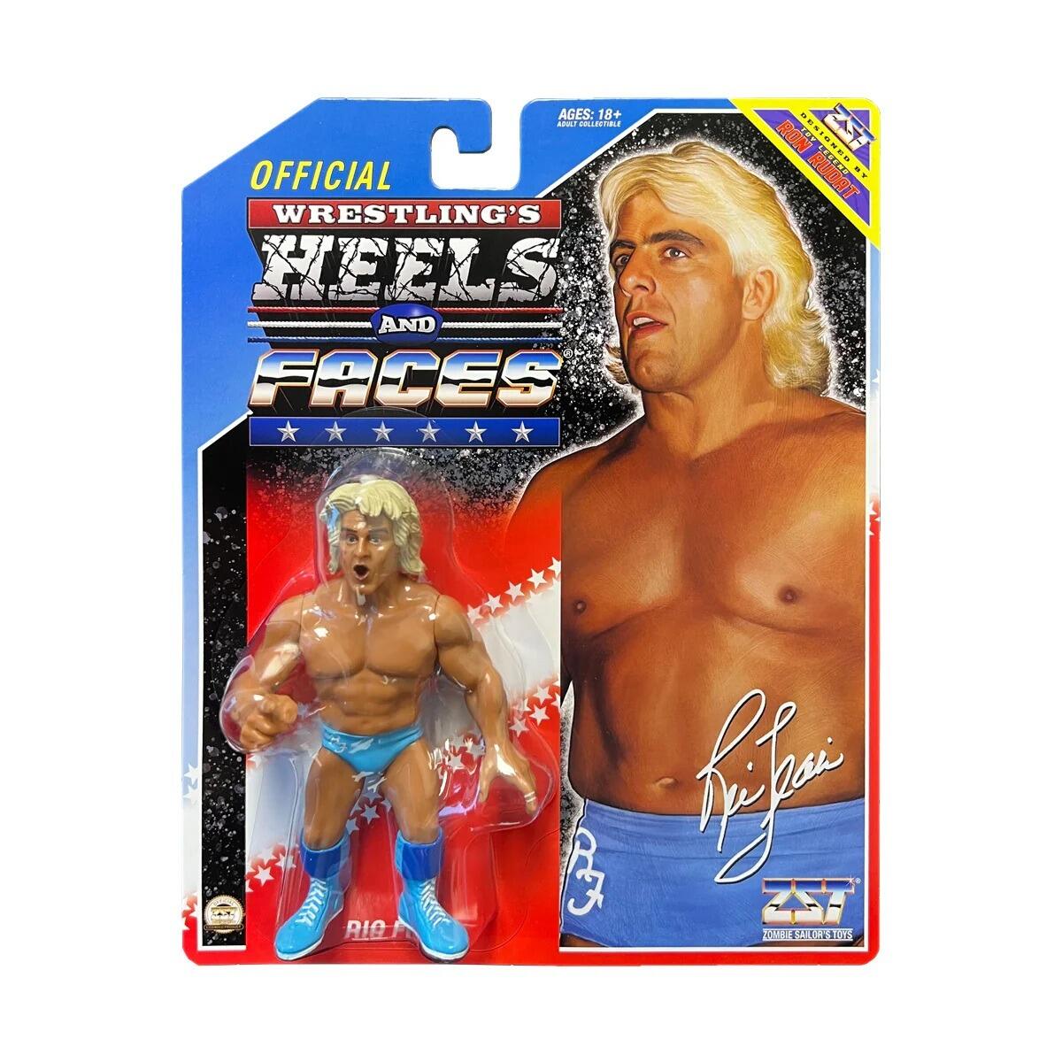 Wrestling's Heels and Faces 4.5 Inch Scale Action Figure - Ric Flair