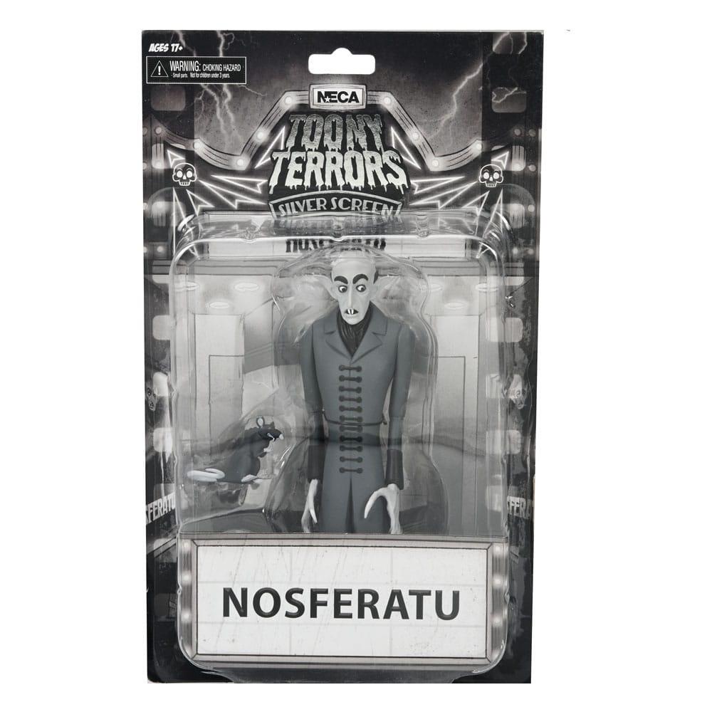 Nosferatu Toony Terrors 6 Inch Scale Action Figure - Count Orlok (Silver Screen Edition)