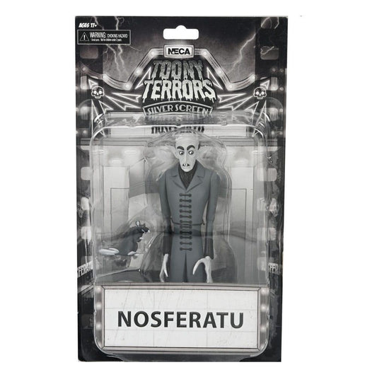 Nosferatu Toony Terrors 6 Inch Scale Action Figure - Count Orlok (Silver Screen Edition)
