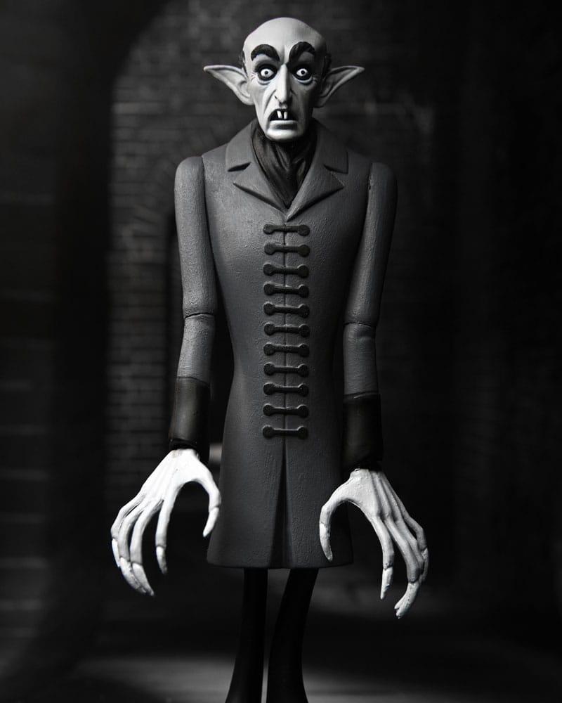 Nosferatu Toony Terrors 6 Inch Scale Action Figure - Count Orlok (Silver Screen Edition)