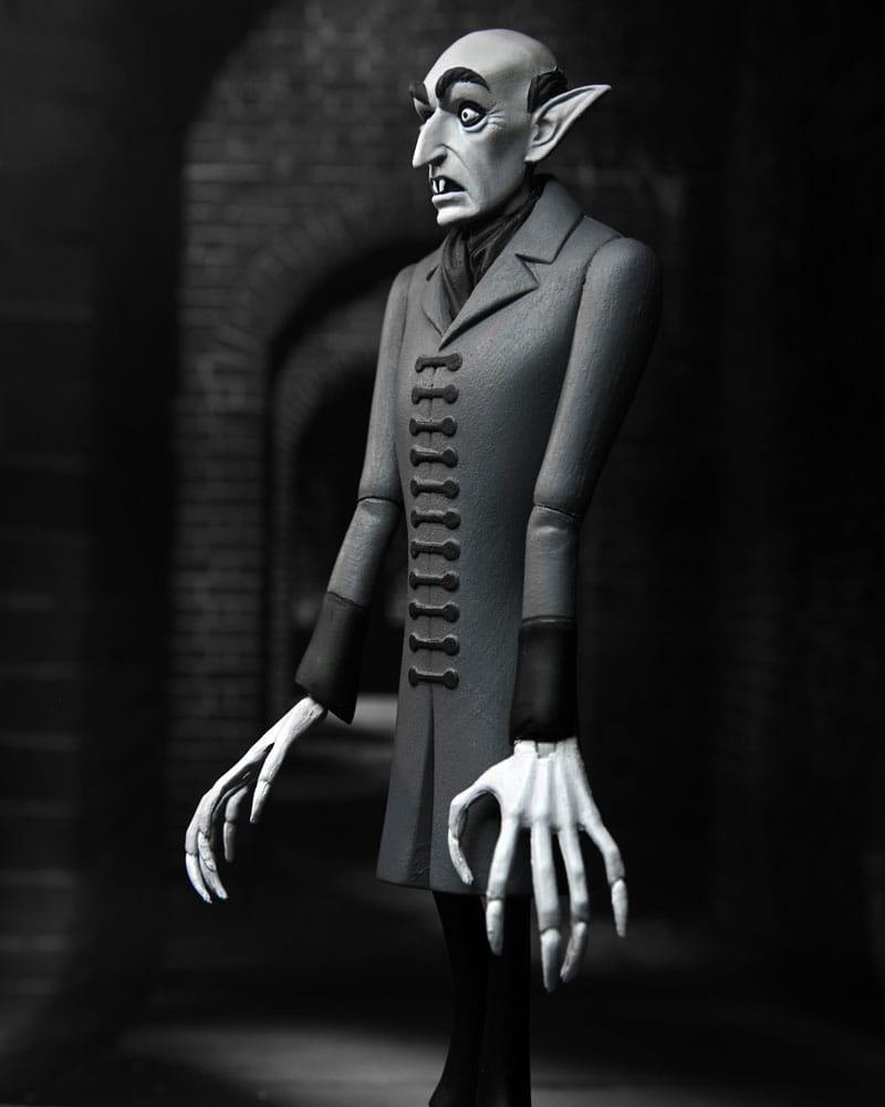 Nosferatu Toony Terrors 6 Inch Scale Action Figure - Count Orlok (Silver Screen Edition)