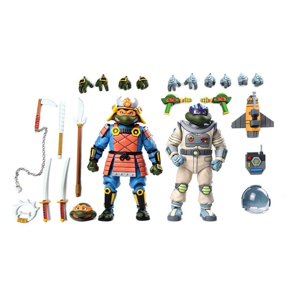 Teenage Mutant Ninja Turtles Space Adventure 7 Inch Ultimate Action Figure 2-Pack - Donatello & Michelangelo