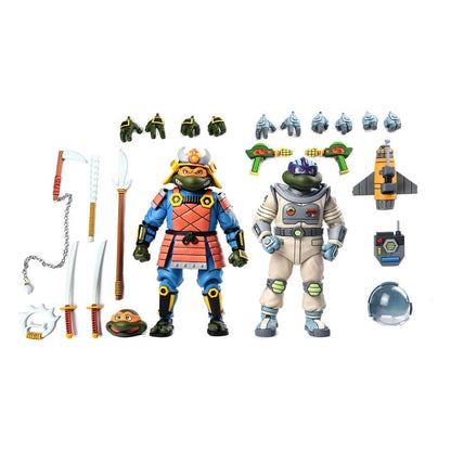 Teenage Mutant Ninja Turtles Space Adventure 7 Inch Ultimate Action Figure 2-Pack - Donatello & Michelangelo