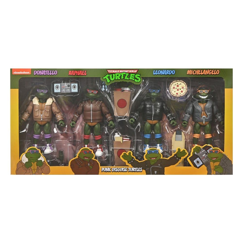 Teenage Mutant Ninja Turtles Cartoon 7 Inch Ultimate Action Figure - Punk Turtles 4-Pack