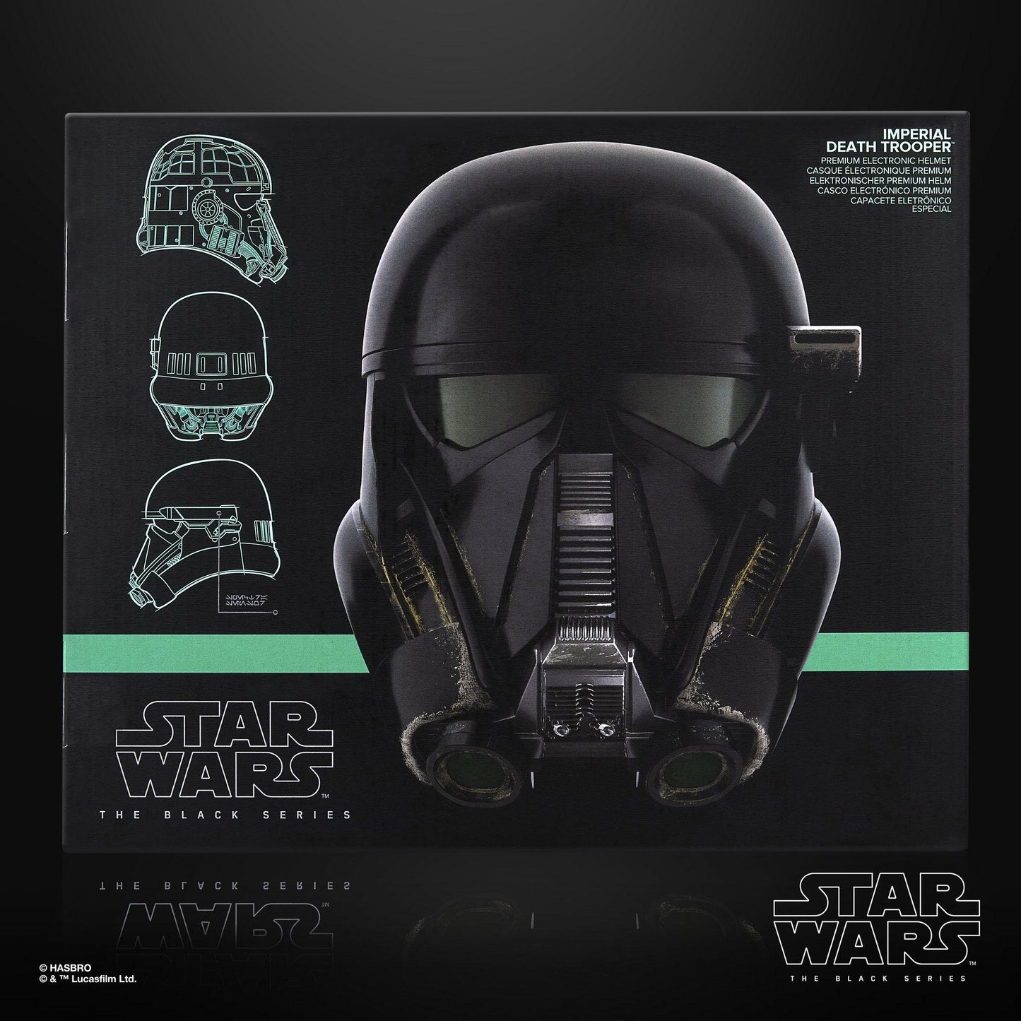 Star Wars Black Series Premium Electronic Helmet - Imperial Death Trooper