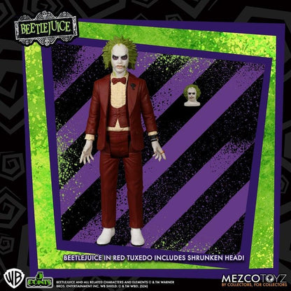 Beetlejuice 5 Points Deluxe Action Figure - Beetlejuice (Red Tuxedo)