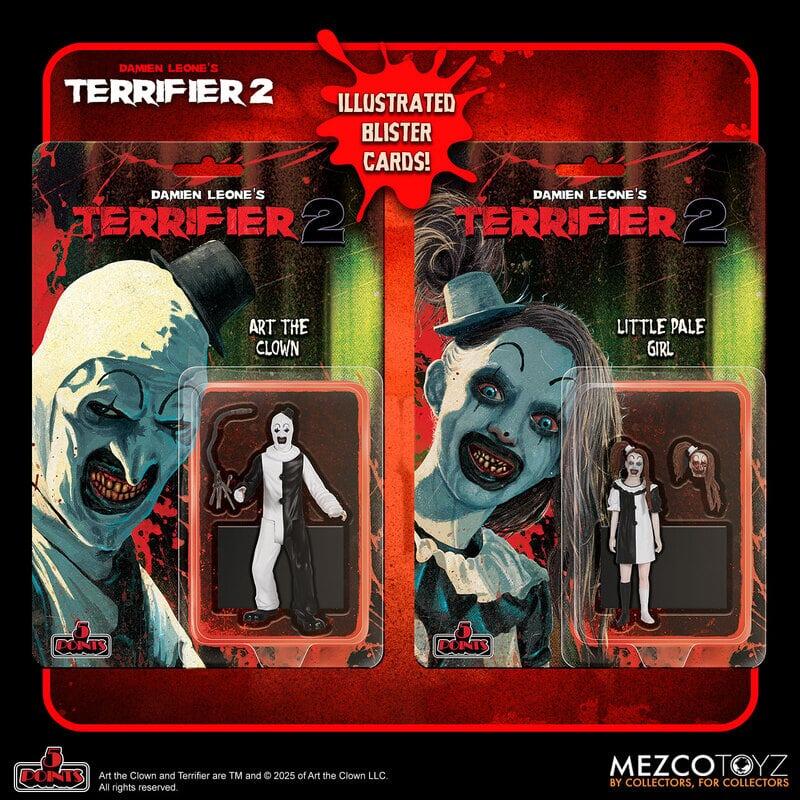 *PRE-ORDER Terrifier 2 Mezco 5 Points Action Figure - Set of 2