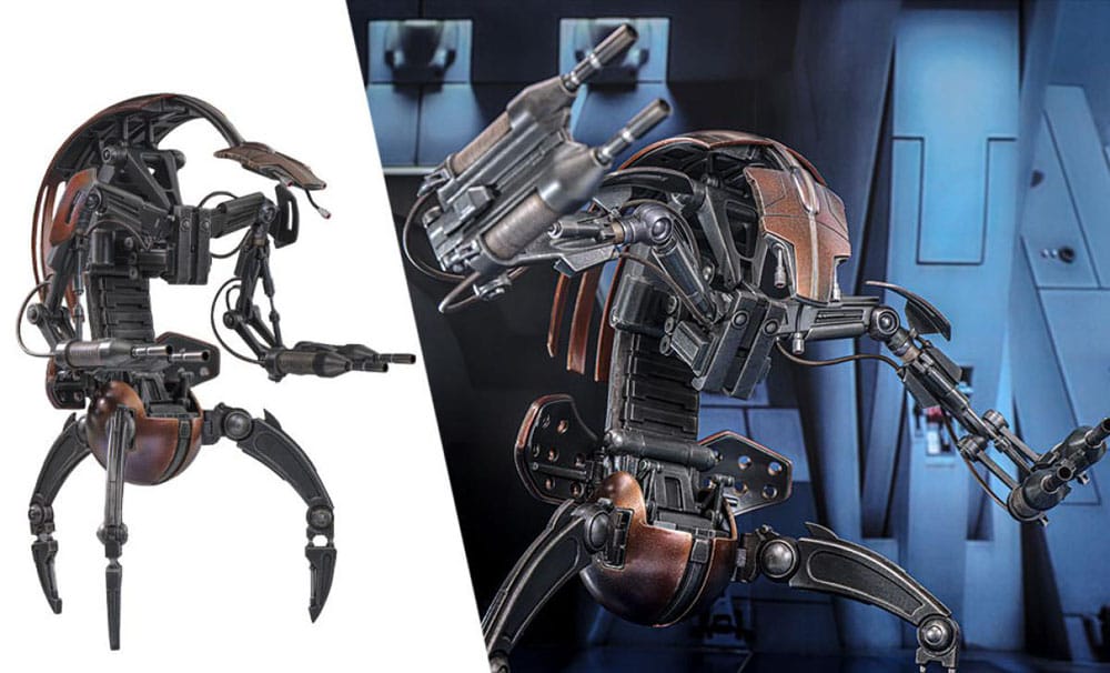 *PRE-ORDER Droideka - Star Wars: Phantom Menace Hot Toys Collectibles 1/6 Scale Action Figure