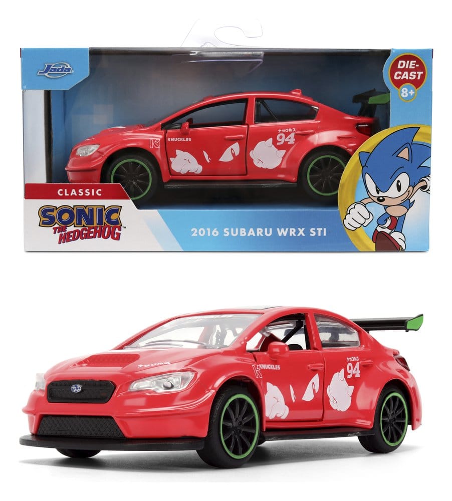 Sonic The Hedgehog Hollywood Rides 1:32 Scale Die Cast Vehicle - 2016 Subaru WRX STI