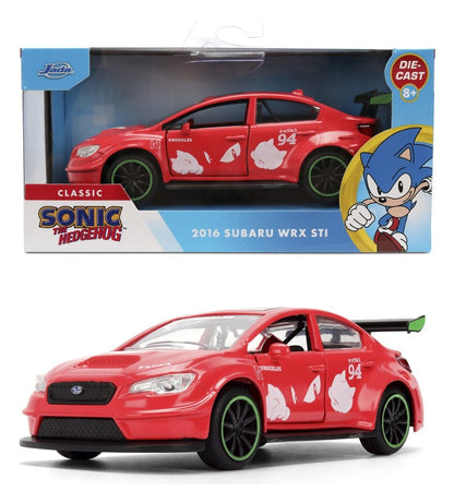Sonic The Hedgehog Hollywood Rides 1:32 Scale Die Cast Vehicle - 2016 Subaru WRX STI
