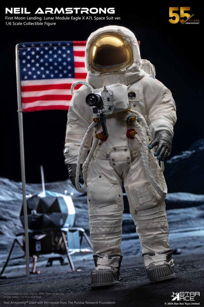 Neil Armstrong Apollo 11 Action Figure - 12 Inch Deluxe Version