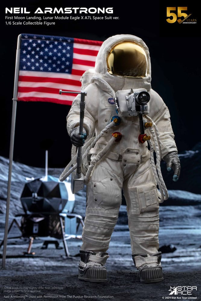 Neil Armstrong Apollo 11 Action Figure - 12 Inch Deluxe Version
