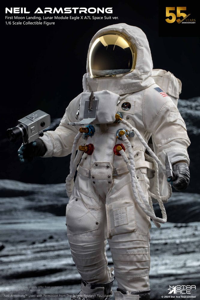 Neil Armstrong Apollo 11 Action Figure - 12 Inch Deluxe Version