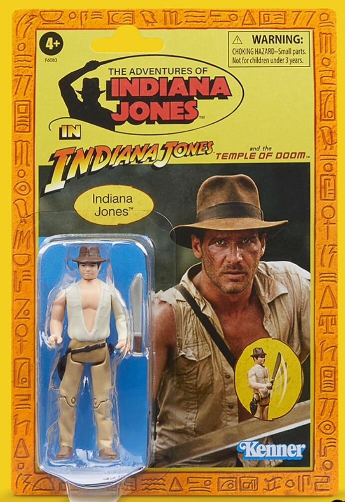 Indiana Jones Retro 3.75 Inch Action Figure - Indiana Jones (Temple of Doom) (Possibly Non-Mint)