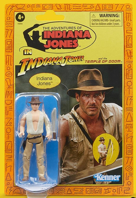 Indiana Jones Retro 3.75 Inch Action Figure - Indiana Jones (Temple of Doom) (Possibly Non-Mint)